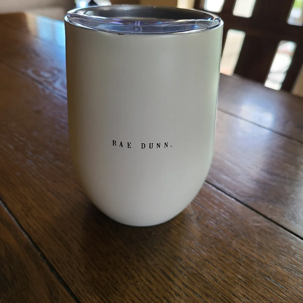 Rae Dunn insulated metal Wine! tumbler with lid.❤️